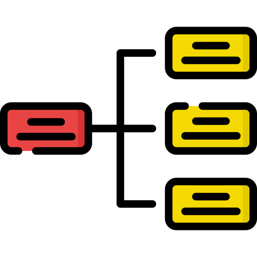 Блок-схема Special Lineal color иконка