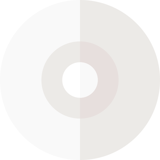 cd Basic Rounded Flat icoon