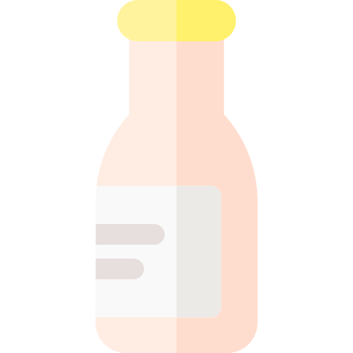 butelka mleka Basic Rounded Flat ikona