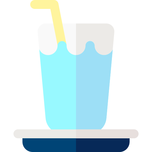 bicchiere d'acqua Basic Rounded Flat icona