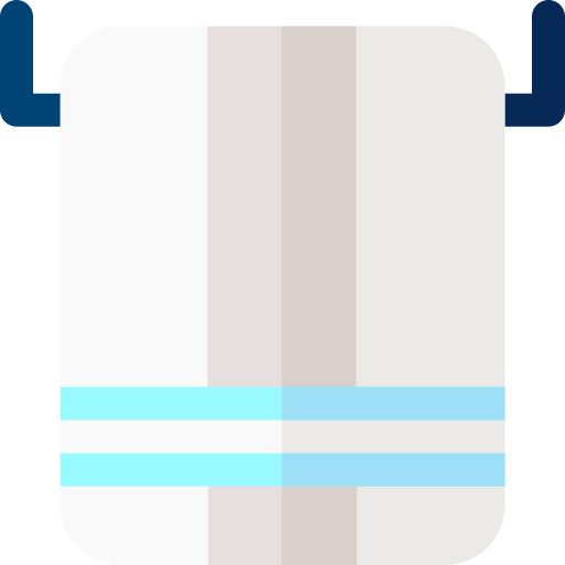 handdoek Basic Rounded Flat icoon