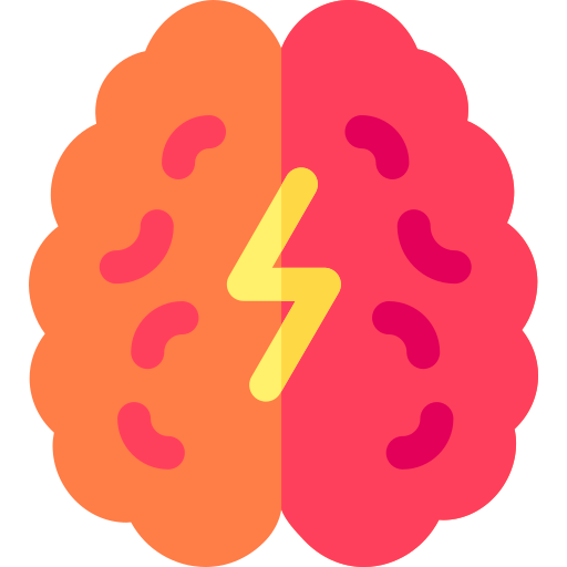 cervello umano Basic Rounded Flat icona