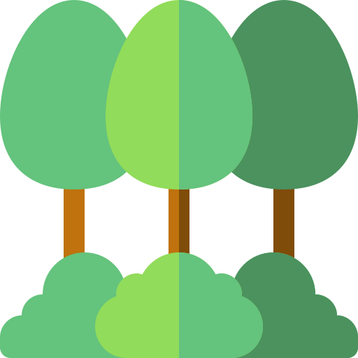 bosque Basic Rounded Flat icono