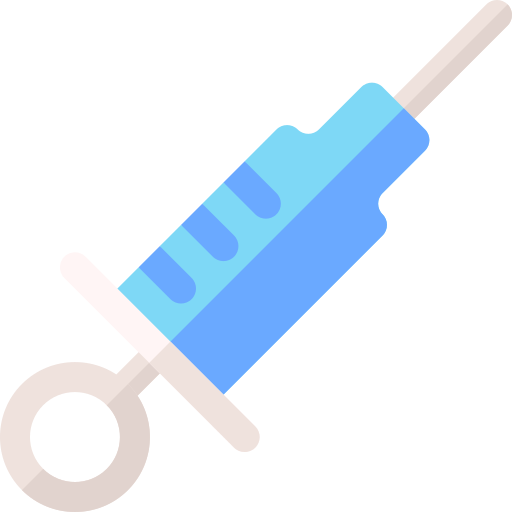 vaccination Basic Rounded Flat Icône