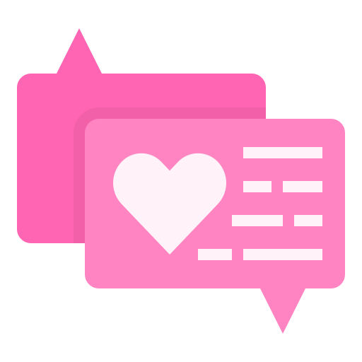 愛のメッセージ Linector Flat icon