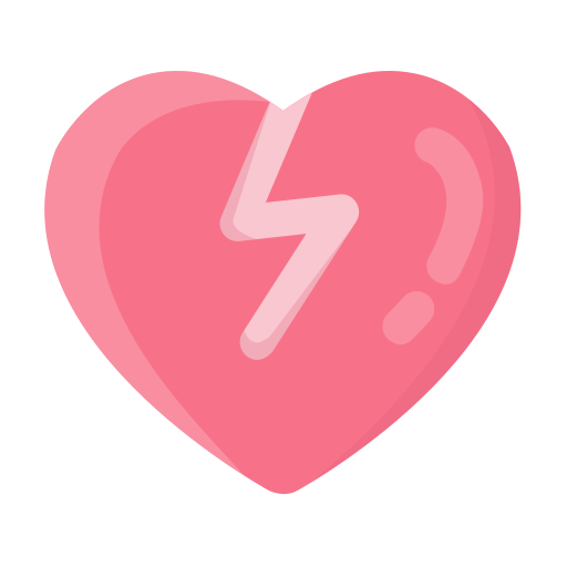 gebroken hart Generic Flat icoon