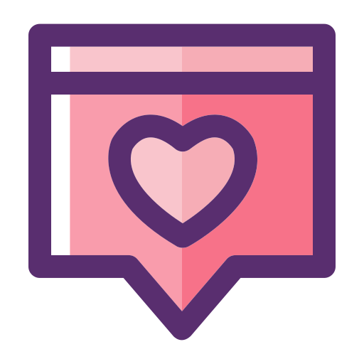 Dating app Generic Outline Color icon