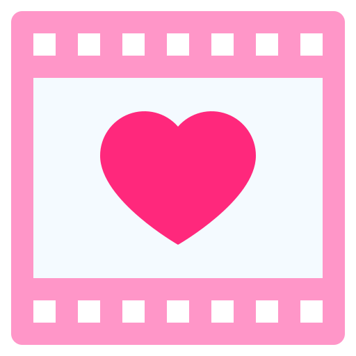 romantische film Generic Flat icoon