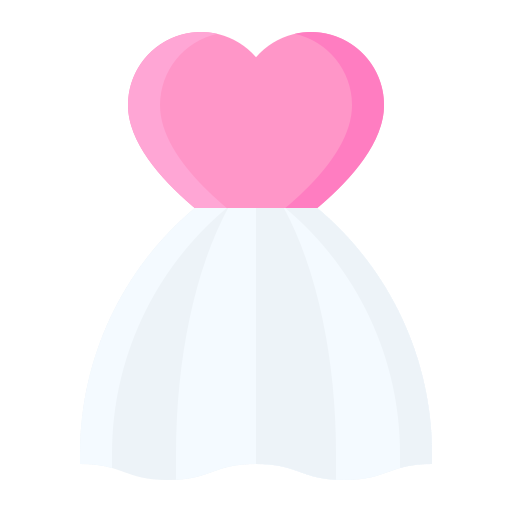 suknia ślubna Generic Flat ikona