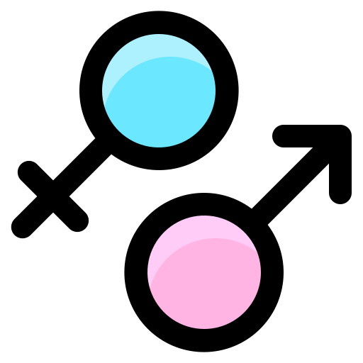 性別 Generic Outline Color icon