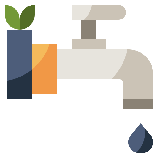 Water faucet Surang Flat icon
