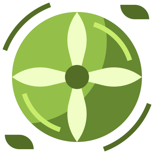 風力エネルギー Surang Flat icon