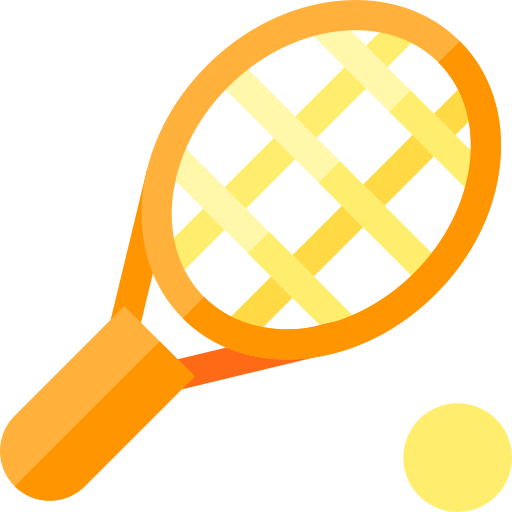 テニスラケット Basic Straight Flat icon