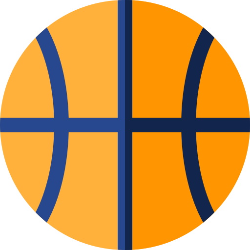 バスケットボール Basic Straight Flat icon