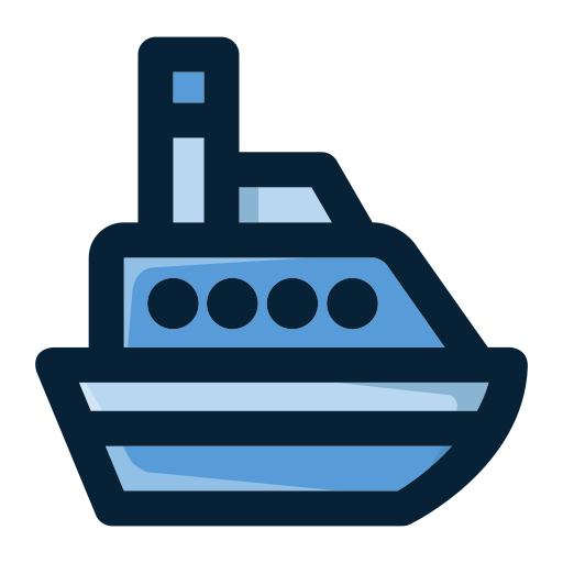 crucero Generic Outline Color icono