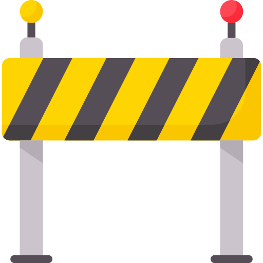 Construction hazard banner Special Flat icon