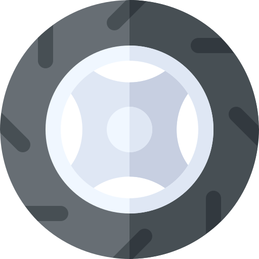neumático Basic Rounded Flat icono