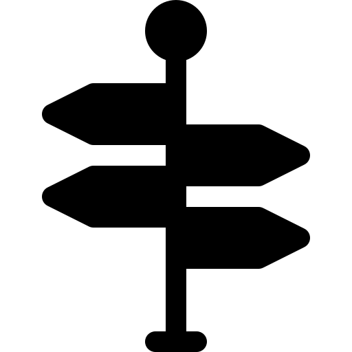 kierunki Basic Rounded Filled ikona