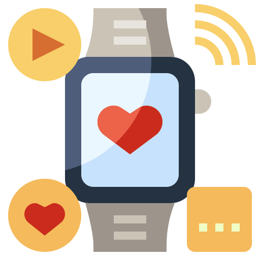 smartwatch Surang Flat icoon