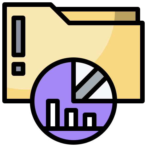 분석 Surang Lineal Color icon