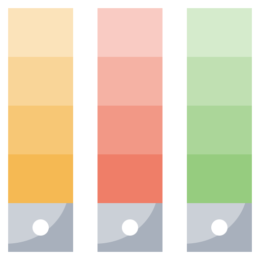 palette de couleurs Surang Flat Icône