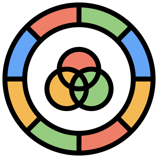 Color circle Surang Lineal Color icon