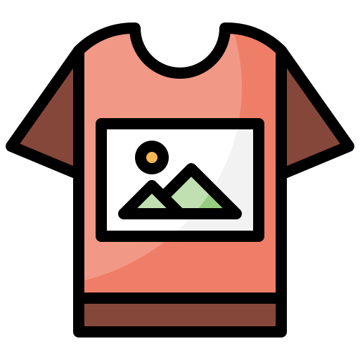 Shirt Surang Lineal Color icon