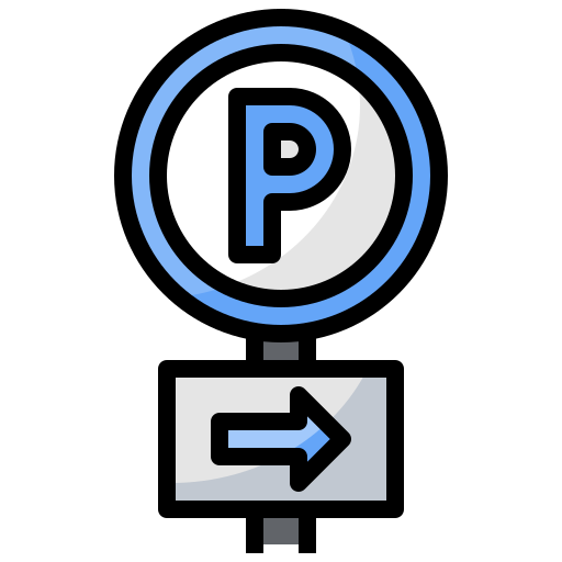 駐車標識 Surang Lineal Color icon