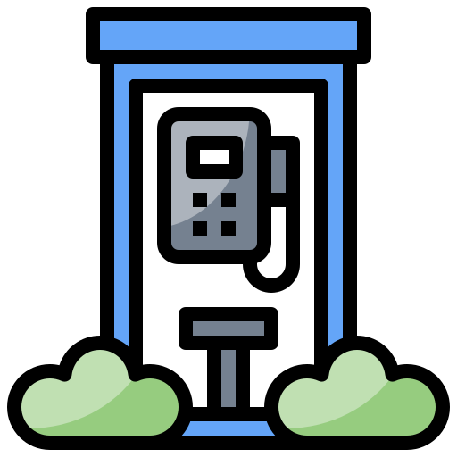 電話ボックス Surang Lineal Color icon