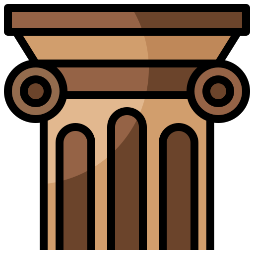 columna Surang Lineal Color icono