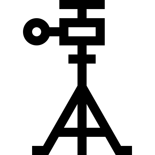 trípode Basic Straight Lineal icono