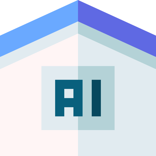 Artificial intelligence Basic Straight Flat icon