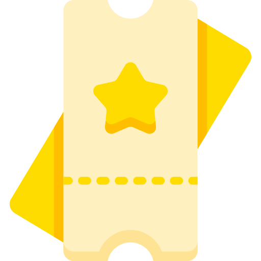 Ticket Special Flat icon