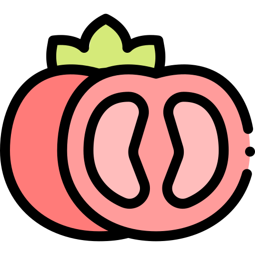tomate Detailed Rounded Lineal color icon