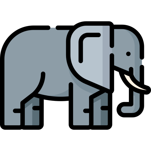 l'éléphant Special Lineal color Icône