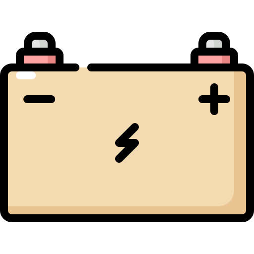 batteria Generic Outline Color icona