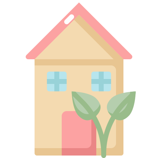 nachhaltiges zuhause Generic Flat icon