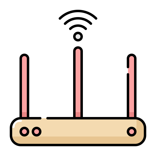 Router Generic Outline Color icon