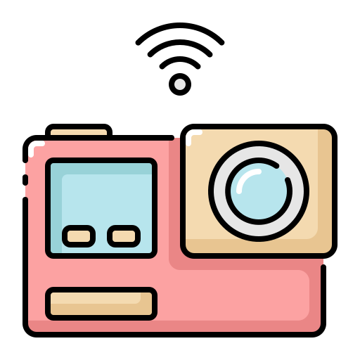 actie camera Generic Outline Color icoon