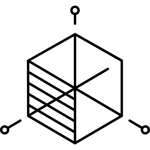 cube Icons Responsive Line 128px Icône