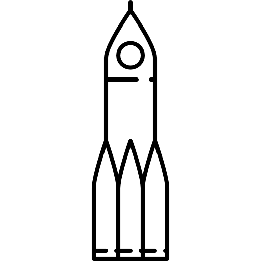 cohete Icons Responsive Line 128px icono