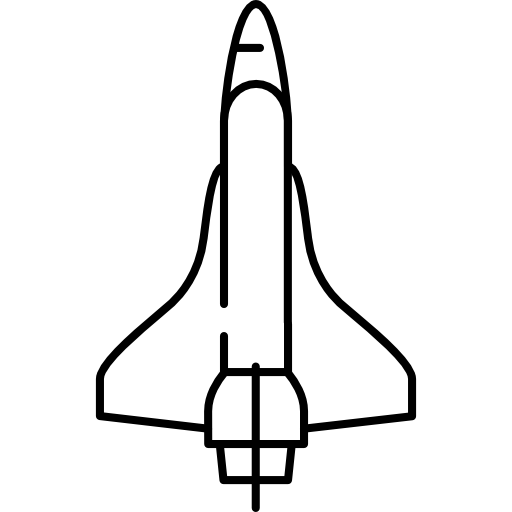 fusée Icons Responsive Line 128px Icône