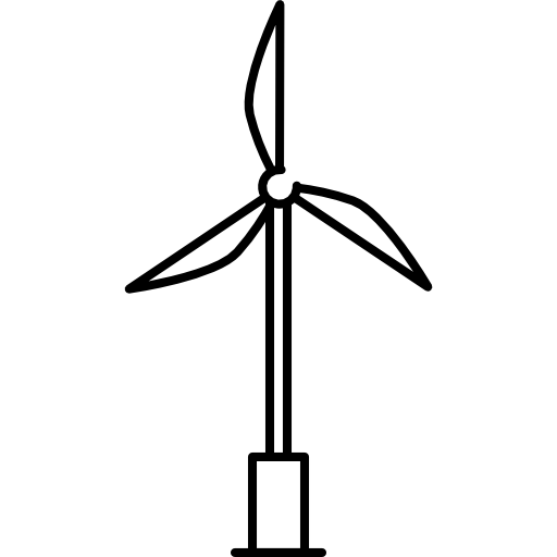 moinho de vento Icons Responsive Line 128px Ícone