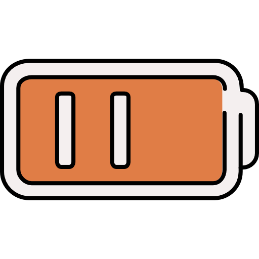 batteria Icons Responsive Color 128px icona