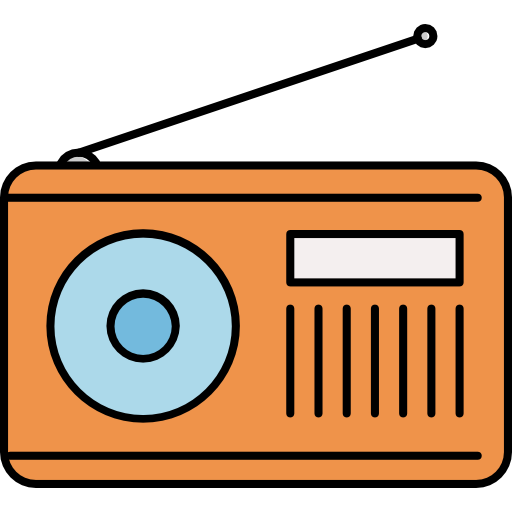 Радио Icons Responsive Color 128px иконка