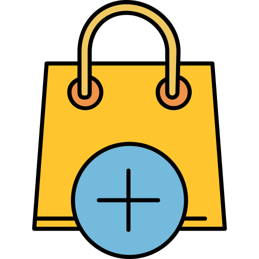 Shopping bag Icons Responsive Color 128px icon