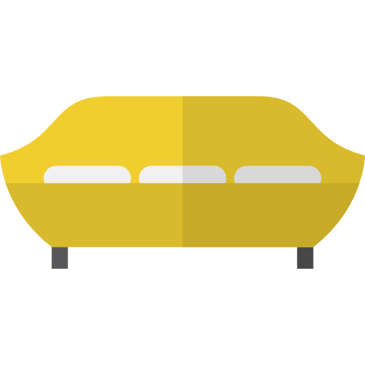 ソファー Basic Straight Flat icon