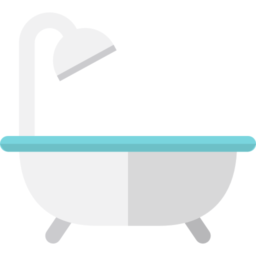 Bathtub Basic Straight Flat icon