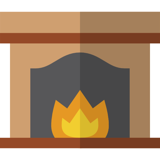暖炉 Basic Straight Flat icon