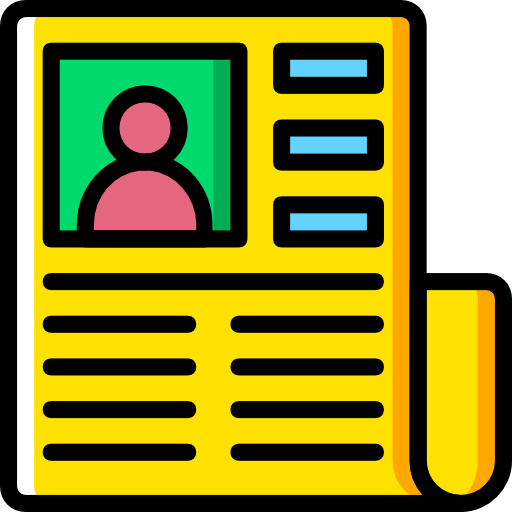 Newspaper Basic Miscellany Yellow icon
